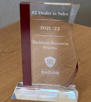 #2 Dealer in Sales 2021/22 - National Radon Defense